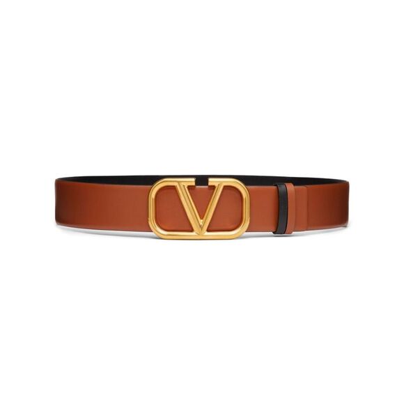 Valentino Garavani Women Leather Reversible Vlogo Belt